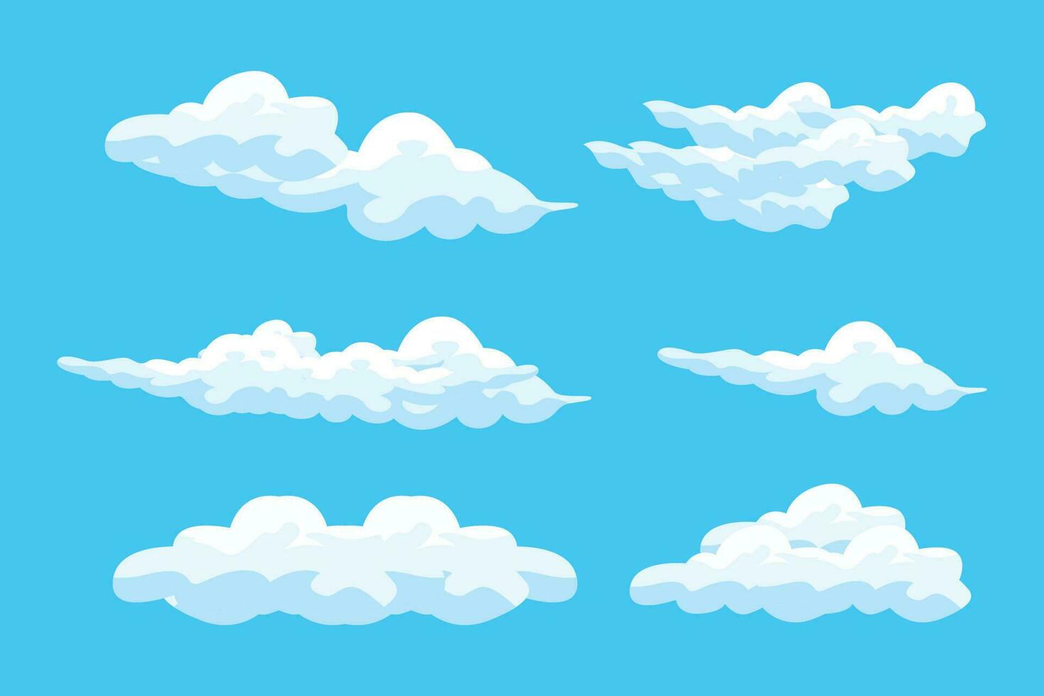 Cloud Background Design, Sky Landscape Illustration, Decoration Vector, Banners And Posters vector