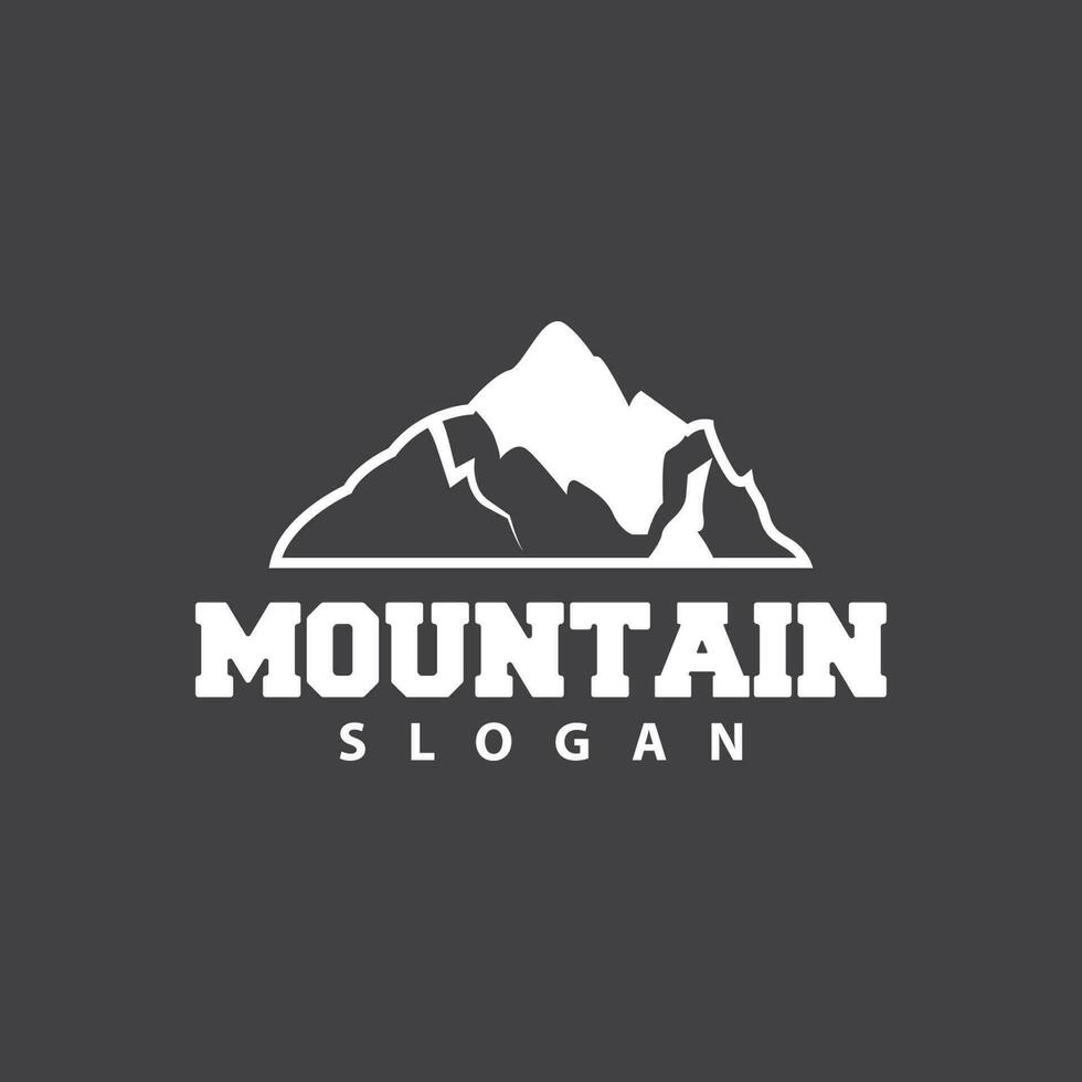 Mountain Logo, Nature Landscape Vector, Premium Elegant Simple Design, Illustration Symbol Template Icon vector