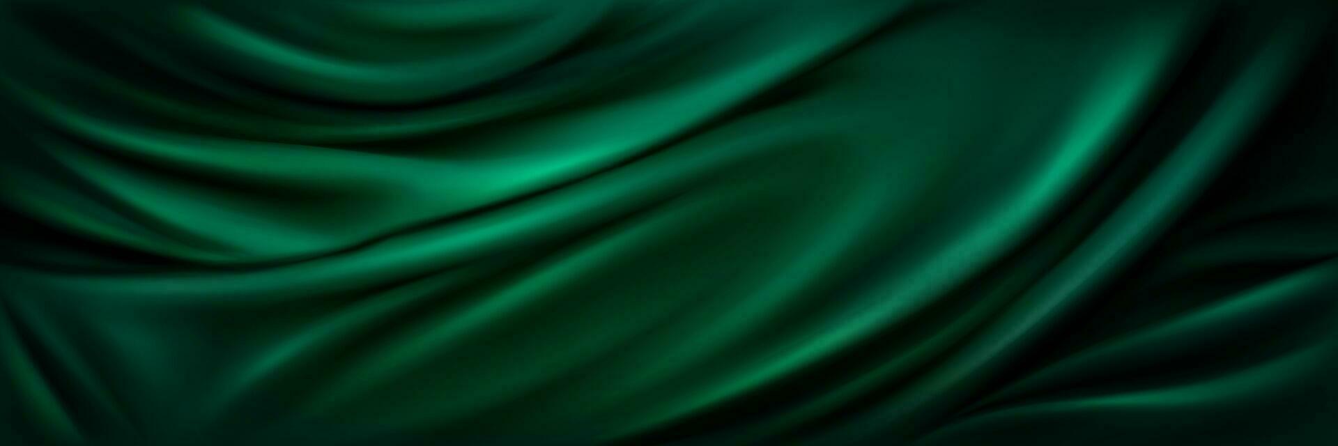 Green silk fabric background, satin cloth texture 24233364 Vector Art at  Vecteezy