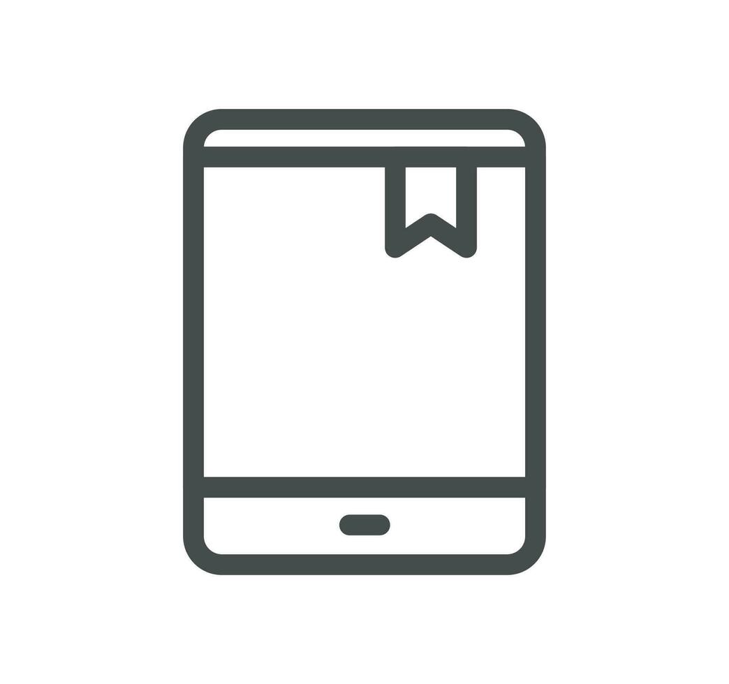 Online education related icon outline and linear vector. vector