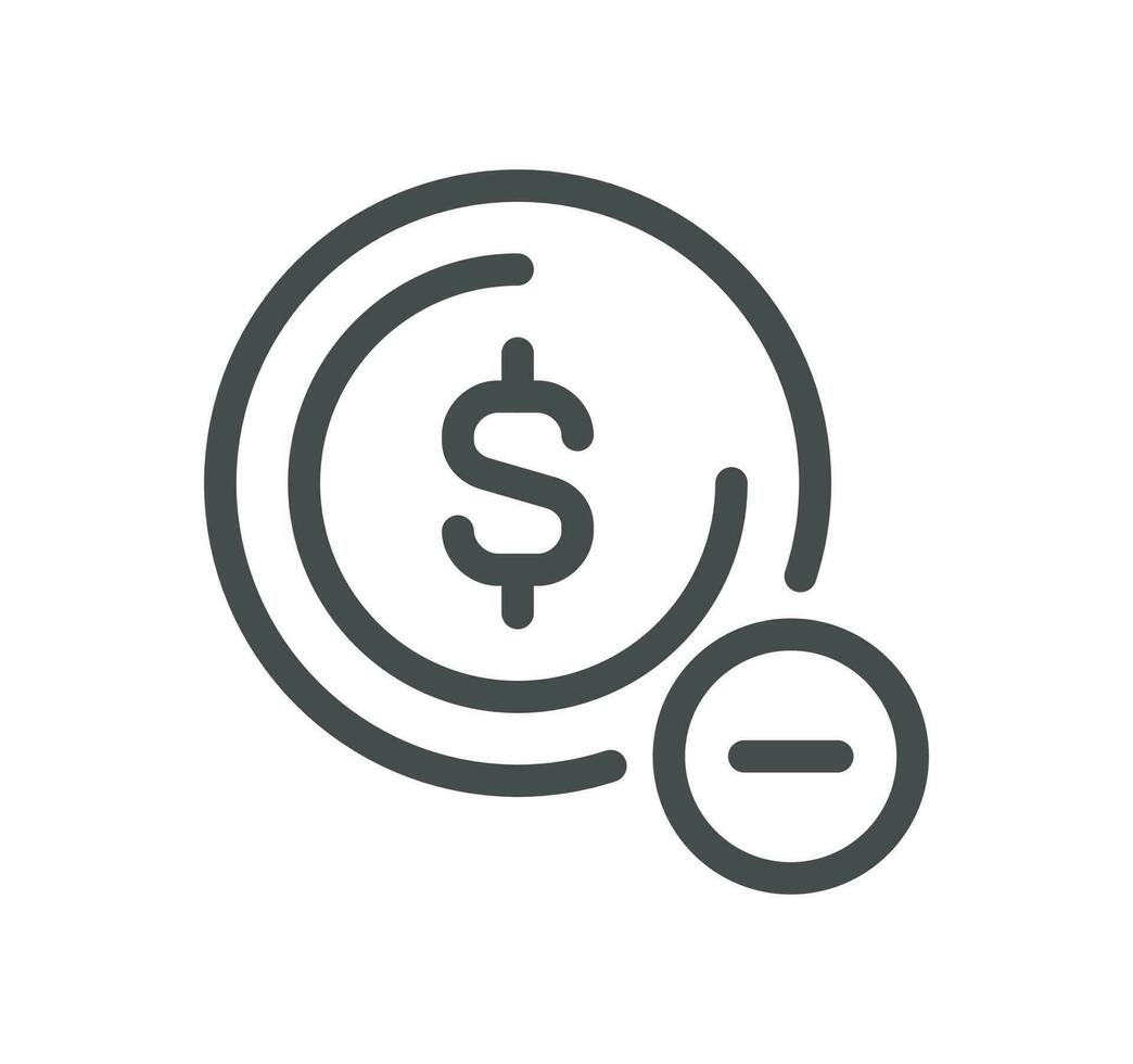 Payment method related icon outline and linear vector. vector