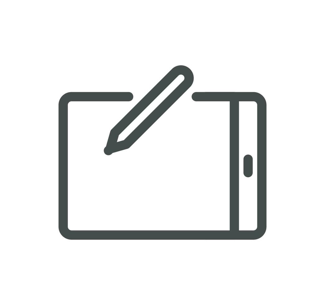 Online education related icon outline and linear vector. vector