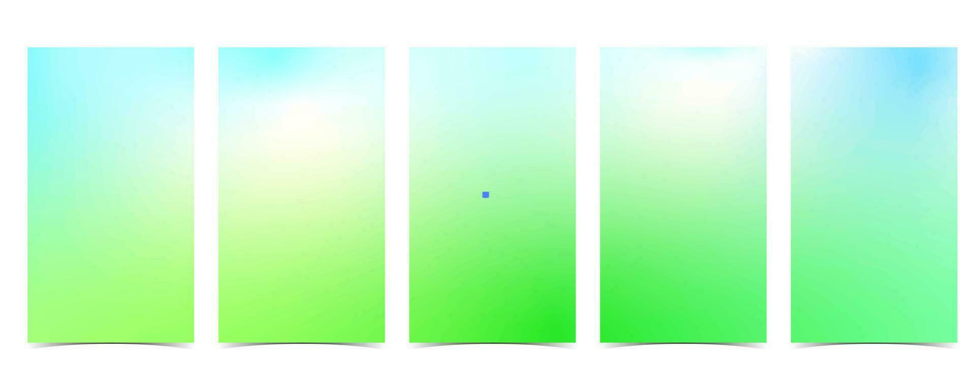 green gradient for social media background vector