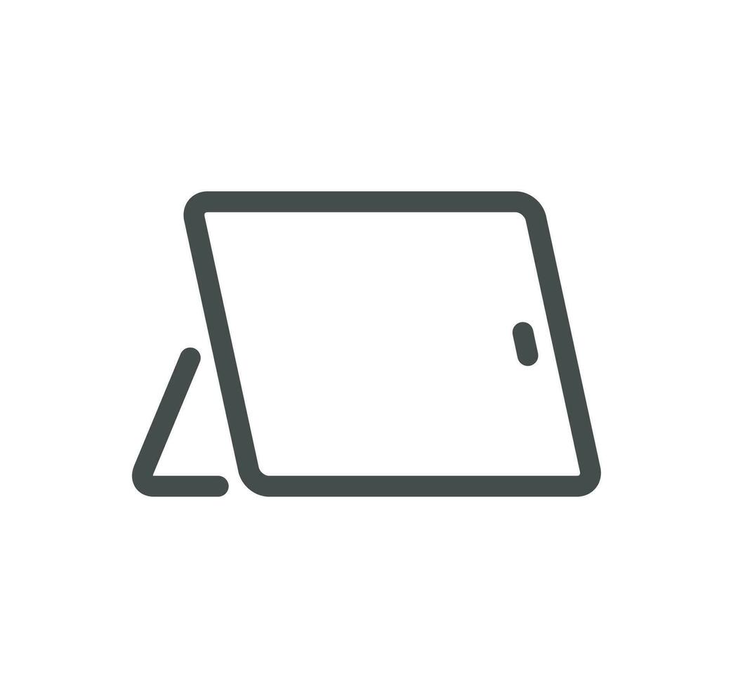 Online education related icon outline and linear vector. vector