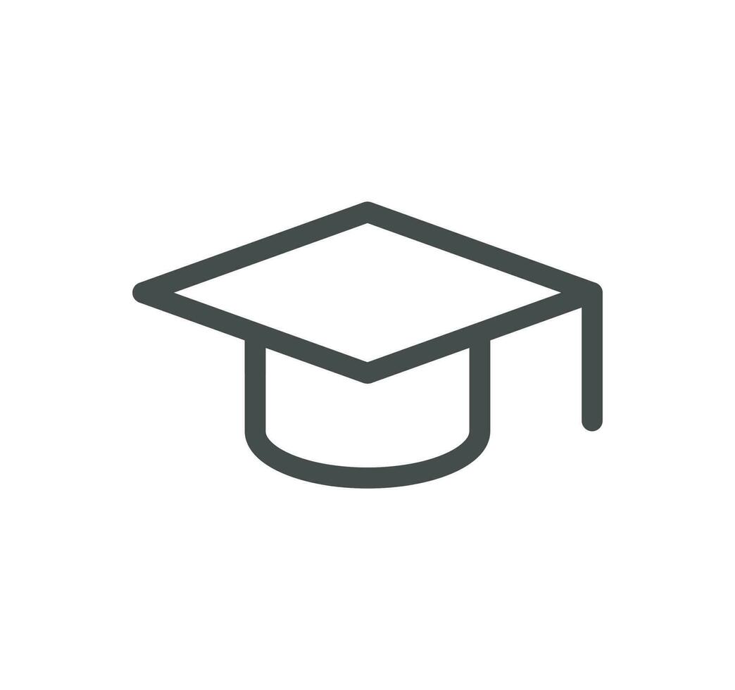 Online education related icon outline and linear vector. vector