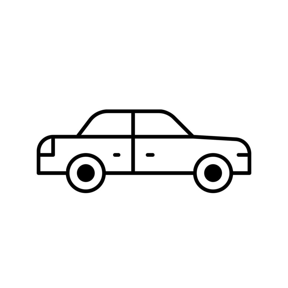 automóvil icono vector. coche ilustración firmar recopilación. vehículo símbolo. auto logo. vector