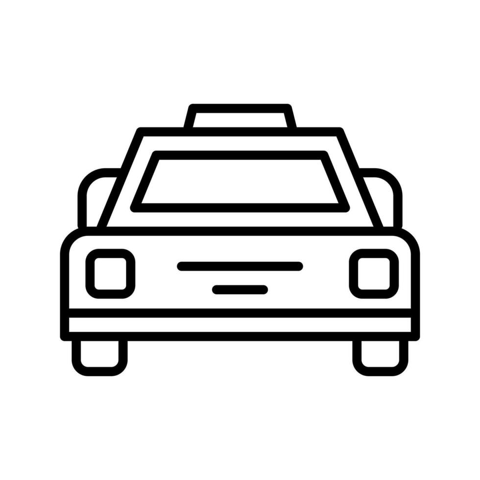 Taxi icono vector. público transporte ilustración signo. viaje símbolo o logo. vector