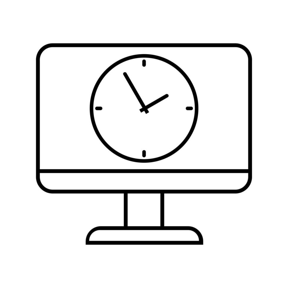 Time management icon vector. deadline illustration sign. timeline symbol or logo. vector