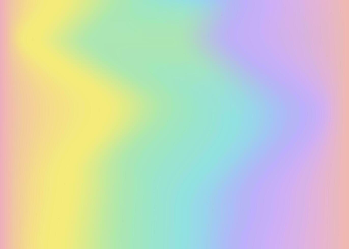 Holographic gradient pastel modern rainbow background. Rainbow abstract blur. Multicolored Vector stock illustration. Colors for design concepts, wallpapers, web, presentations and prints.