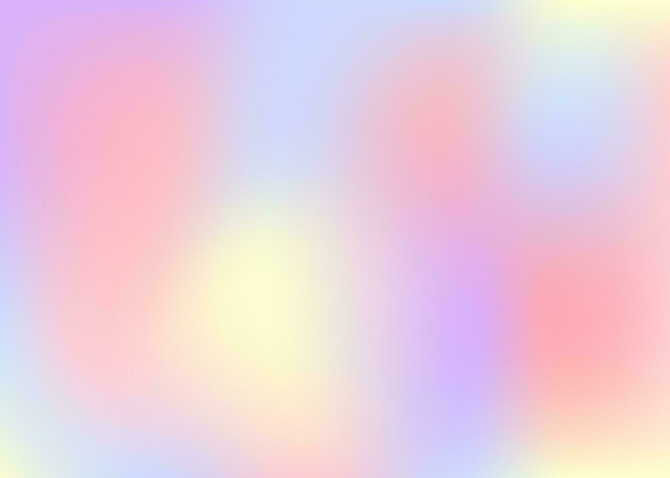 Gradient mesh abstract background. Multicolor holographic backdrop with gradient mesh. 90s, 80s retro style. Pearlescent graphic template for banner, flyer, cover design, mobile interface, web app. vector