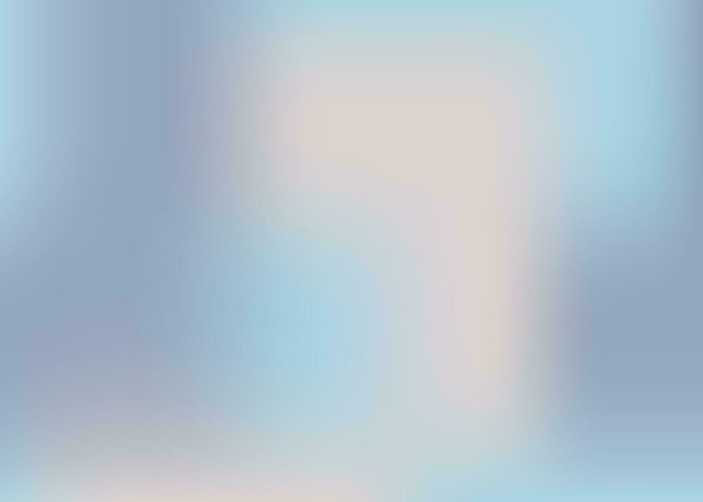 Blurred background with modern abstract blurred light color gradient. Smooth template for your graphic design. Vector illustration.