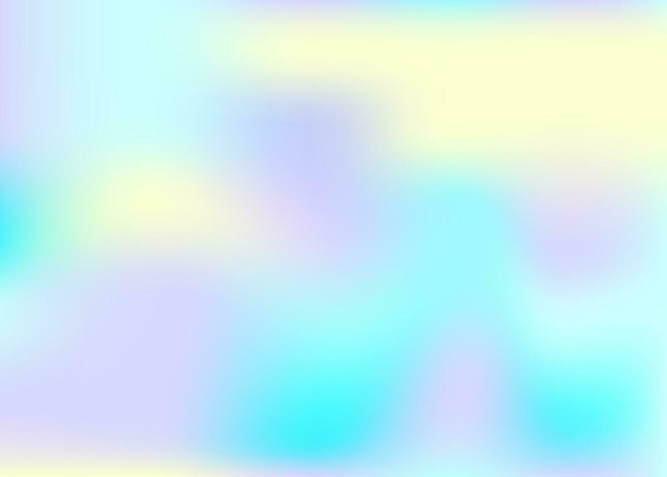 Gradient mesh abstract background. Multicolor holographic backdrop with gradient mesh. 90s, 80s retro style. Pearlescent graphic template for banner, flyer, cover design, mobile interface, web app. vector
