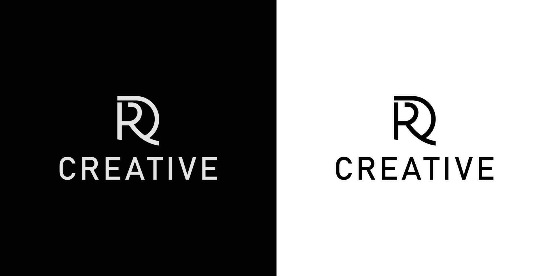 Alphabet letters logo Initials RD, R, D, DR. monogram logo concept. simple design editable. vector