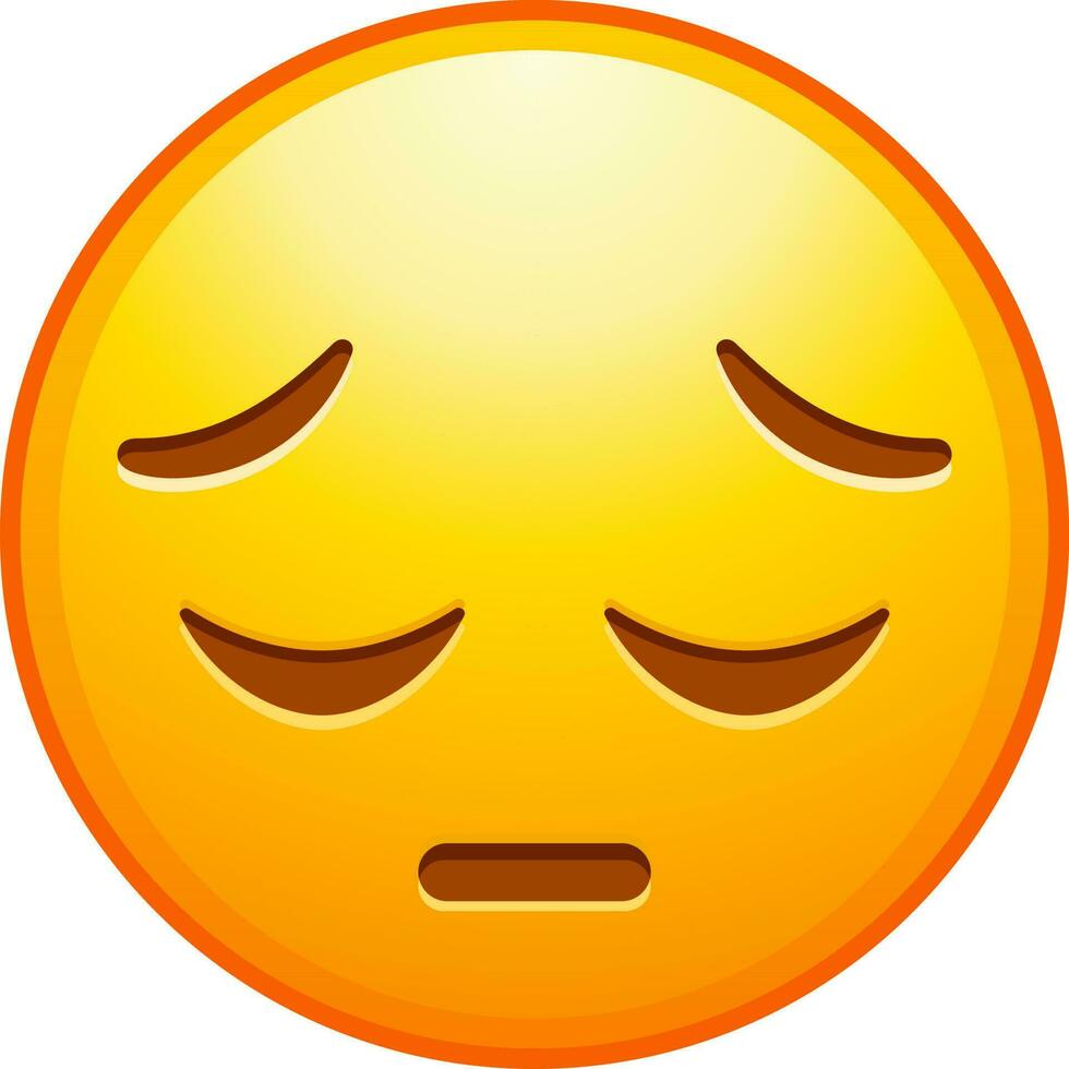 Big set of yellow emoji. Funny emoticons faces with facial expressions. vector
