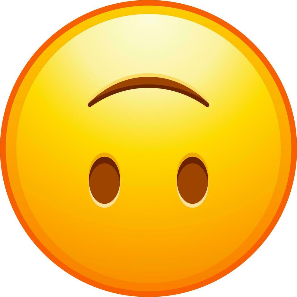 Big set of yellow emoji. Funny emoticons faces with facial expressions. vector