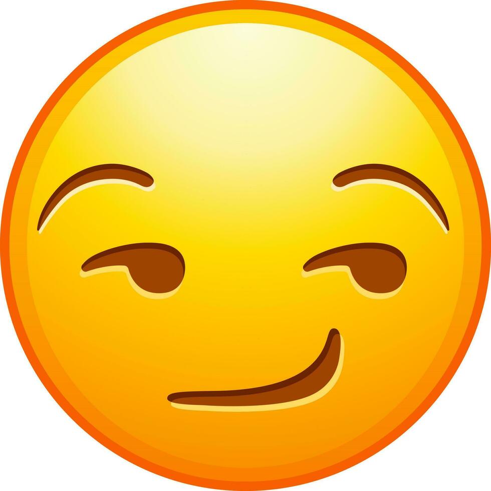 Big set of yellow emoji. Funny emoticons faces with facial expressions. vector
