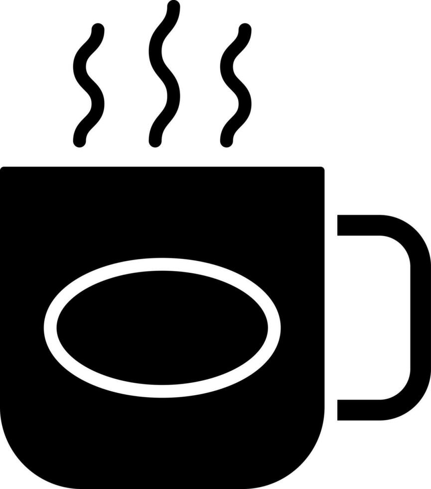 vector ilustración de café jarra icono en plano estilo.