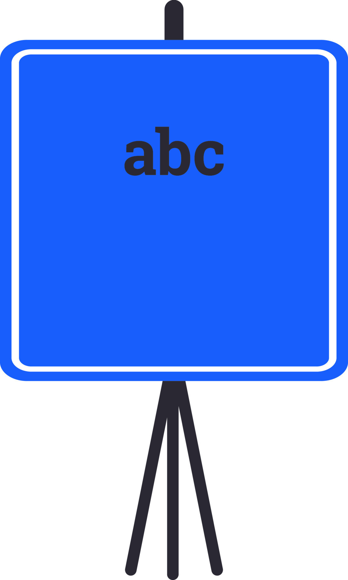 Blue chalkboard with alphabets. 24237475 Vector Art at Vecteezy