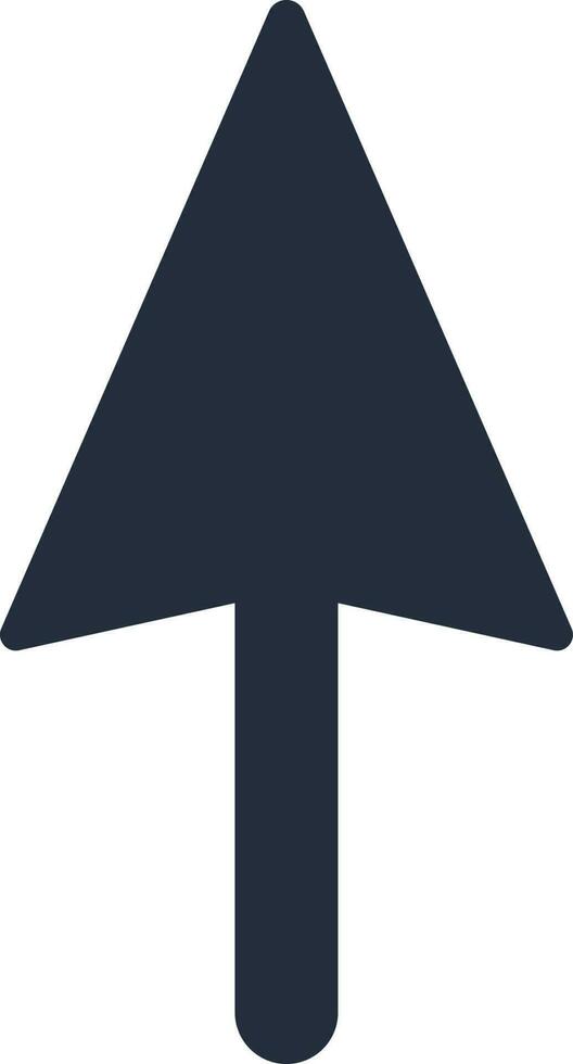 Illustration of creative an arrow icon. vector