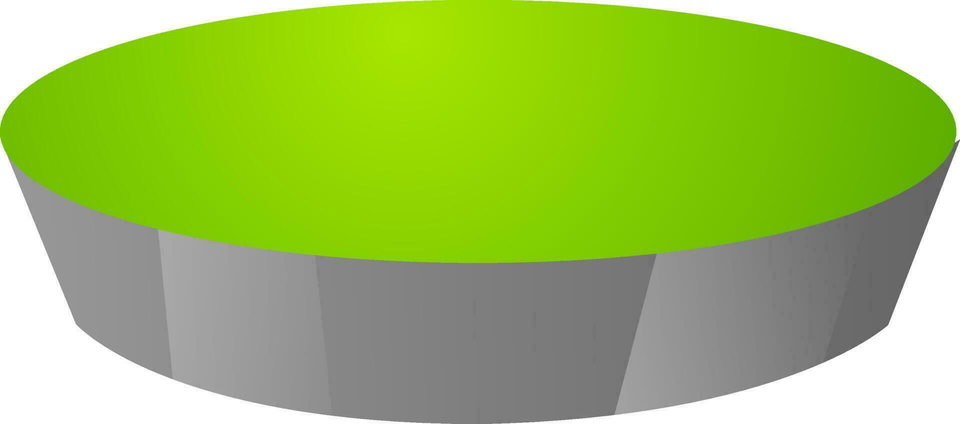 Top view of cricket stadium. vector