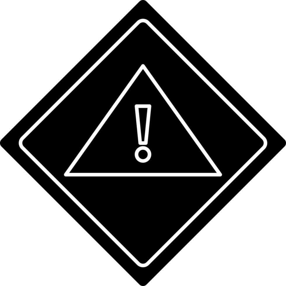 Flat style attention icon or symbol. vector