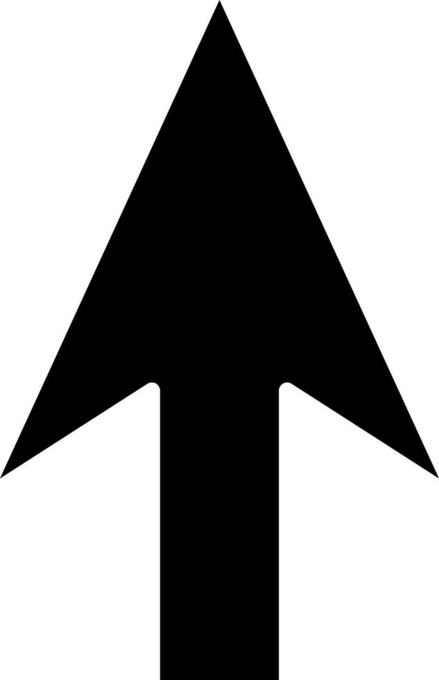 Illustration of pointer arrow icon in flat style. vector