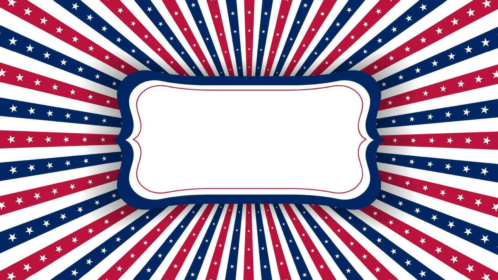 US Memorial day, USA American Country flag and symbols National Independence day 4th of July fireworks vector