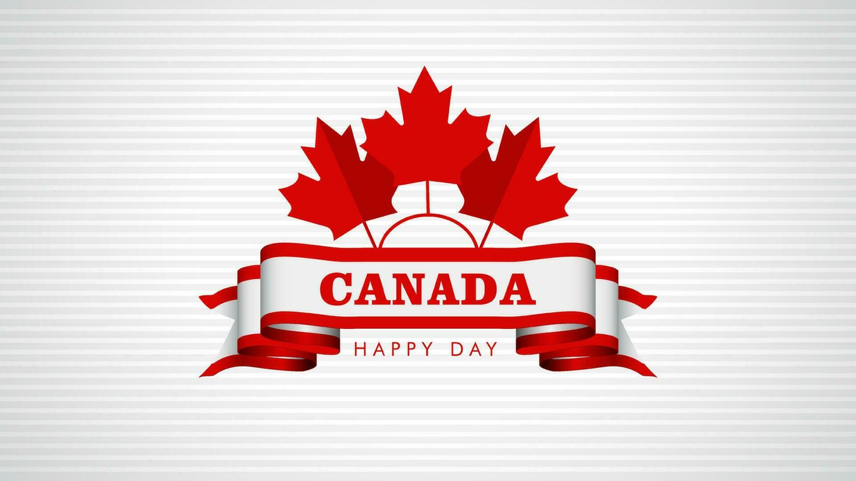 Canada day, Canada Country flag and symbols National Canada day Background fireworks vector