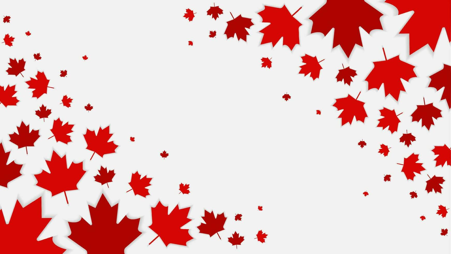 Canada day, Canada Country flag and symbols National Canada day Background fireworks vector