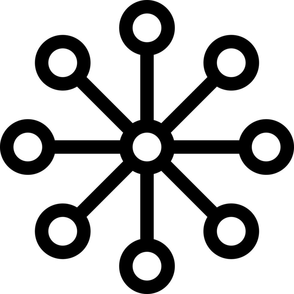 Illustration of mesh graphical concept icon. vector