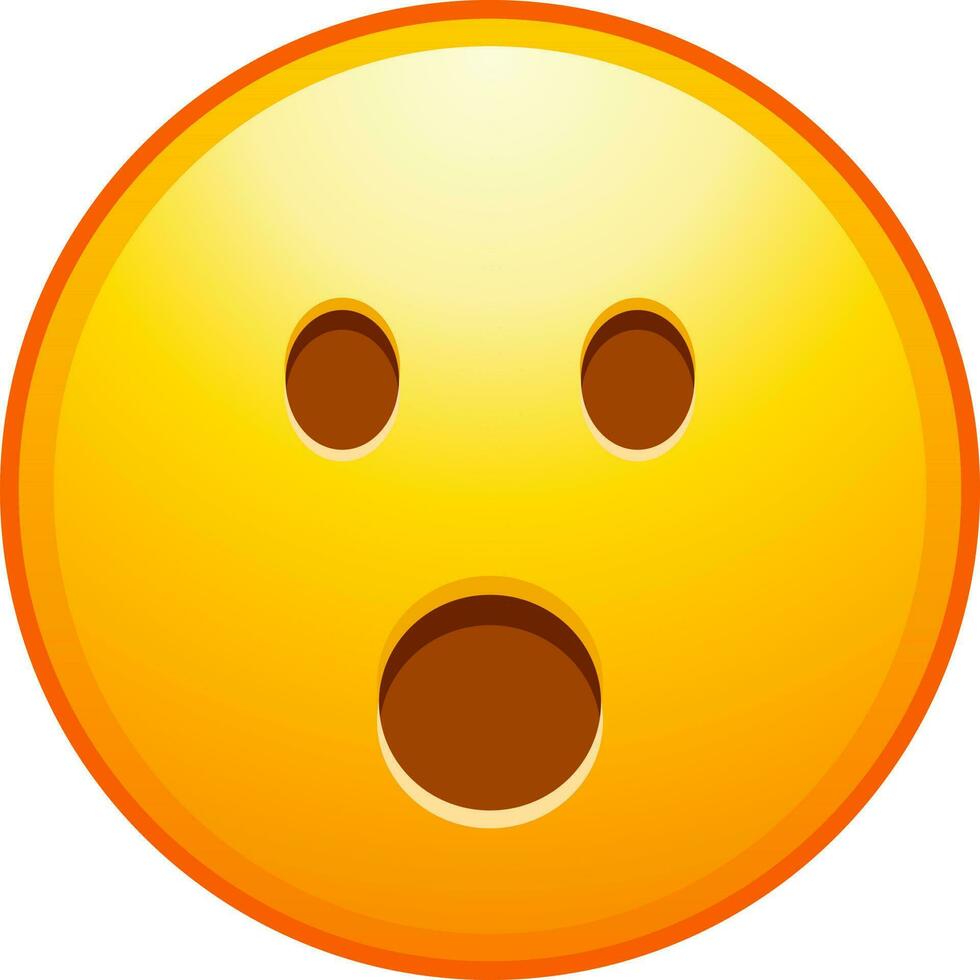 Big set of yellow emoji. Funny emoticons faces with facial expressions. vector