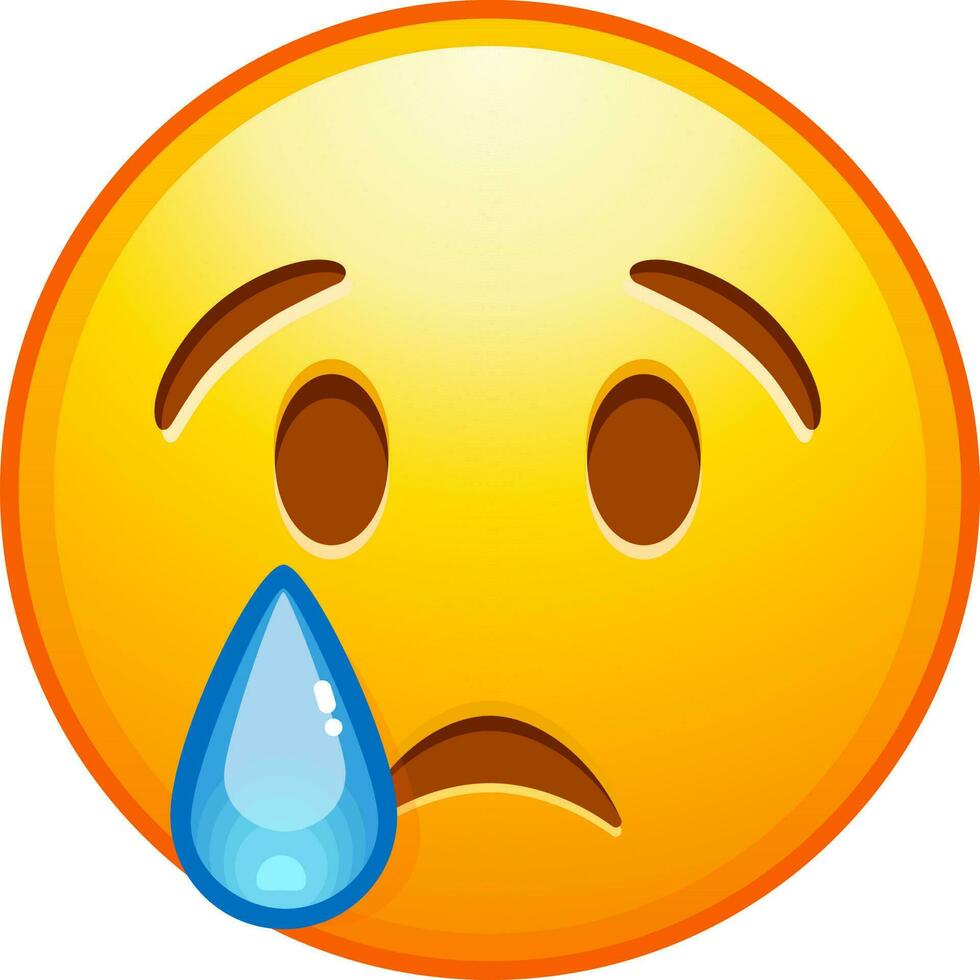 Big set of yellow emoji. Funny emoticons faces with facial expressions. vector
