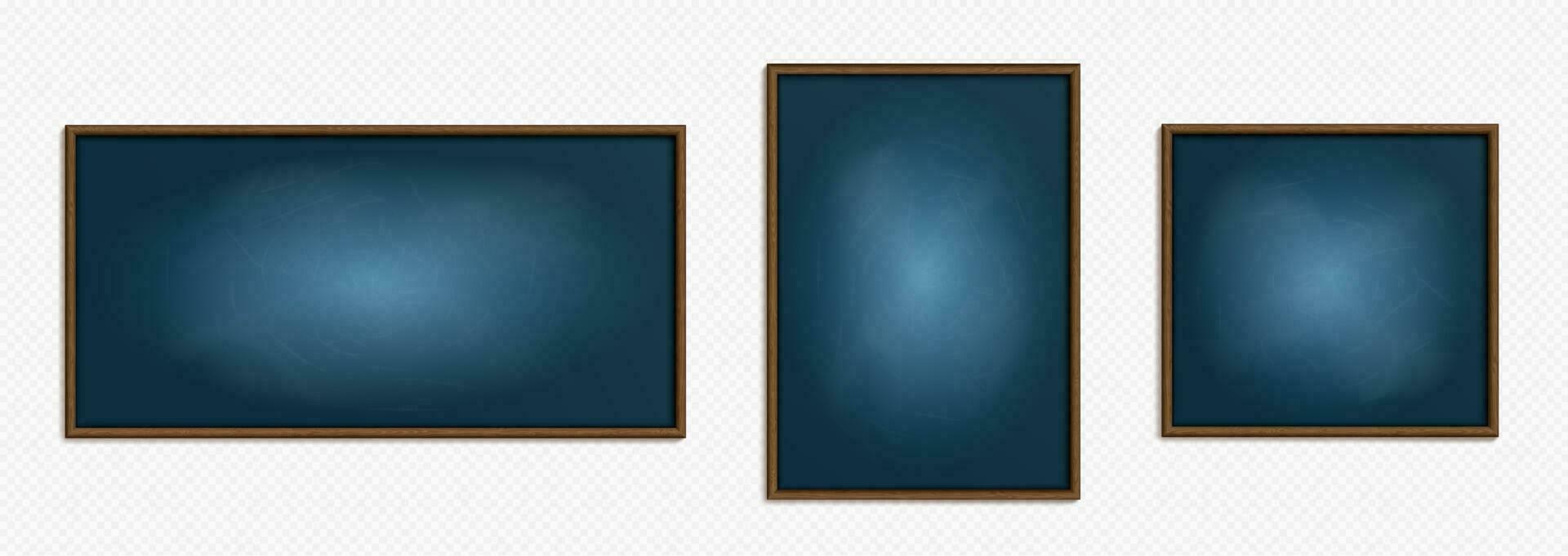 Blue school classroom or menu chalkboard clipart vector