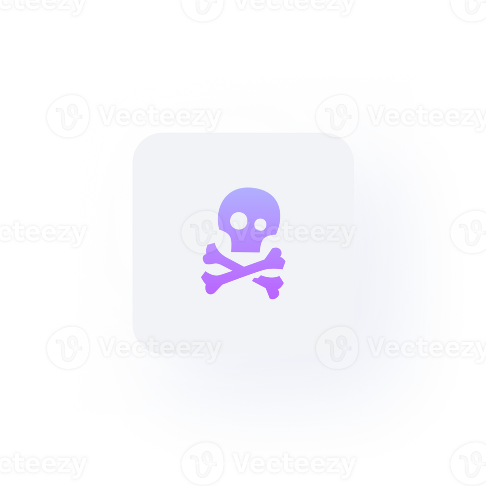 jolly roger 3d neumorphism icon design png