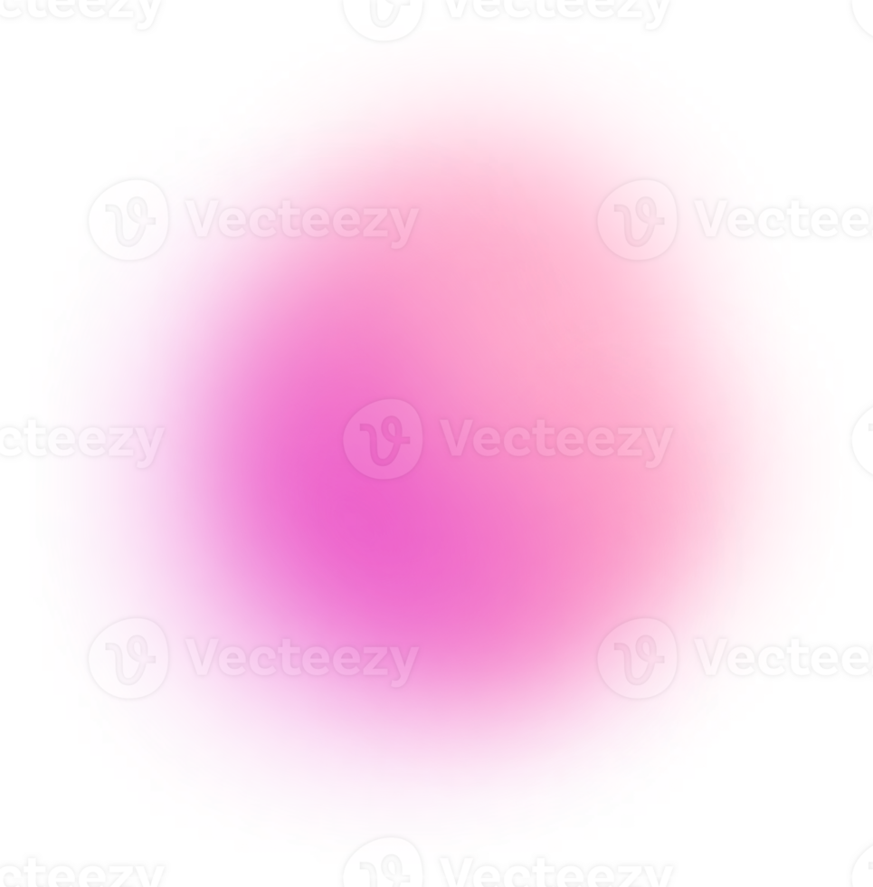 Blobs Mesh Gradient Transparent that Faded PNG