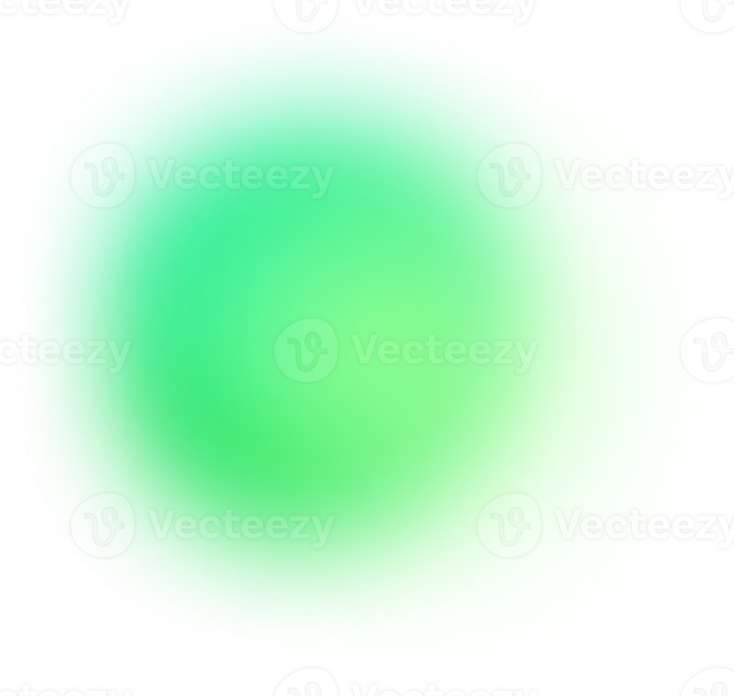 Blobs Mesh Gradient Transparent that Faded PNG