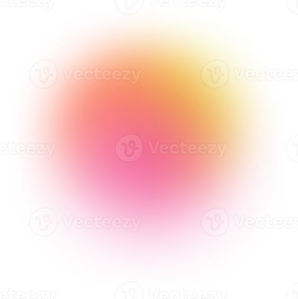 Blobs Gittergewebe Gradient transparent Das verblasst png