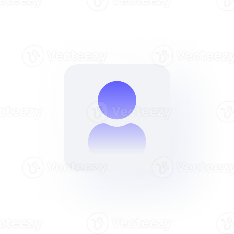 neumorphism button icon user png