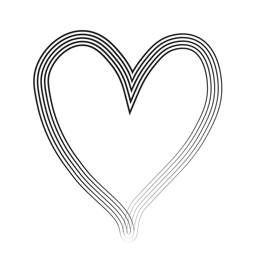 Valentine symbol love png, Decorative Love shape, Luxury Love Heart png