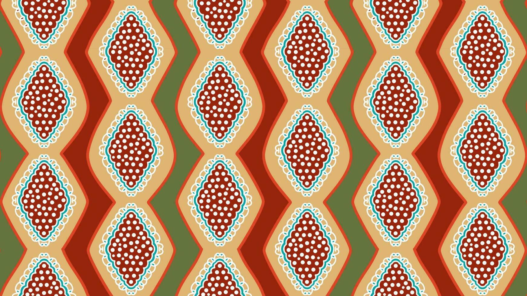 Aboriginal seamless pattern, ethnic hand drawn diamond stripes. vector