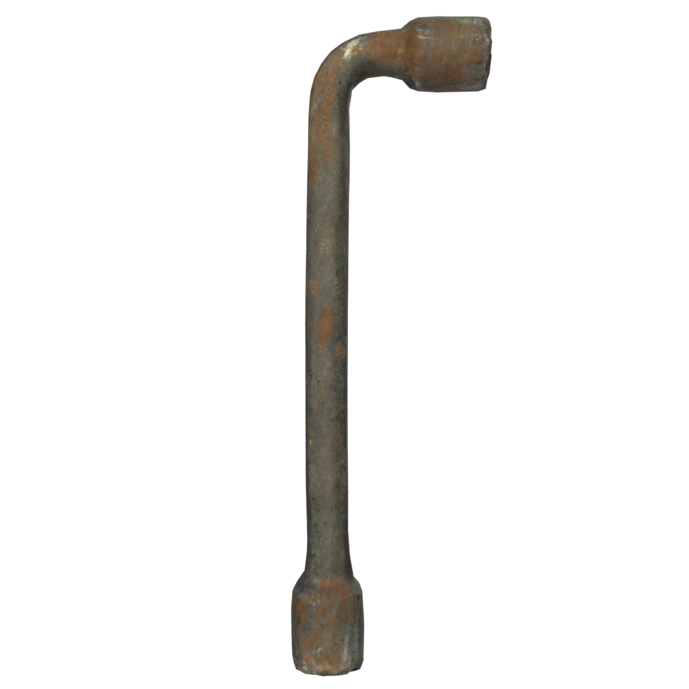 old iron isolated on transparent png