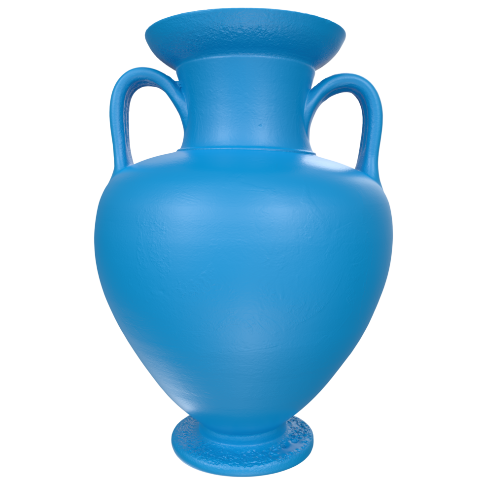 blue vase isolated on transparent png