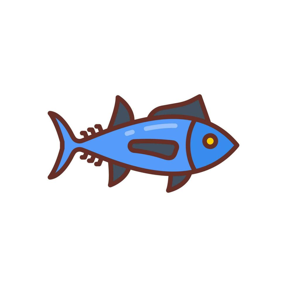 Tuna icon in vector. Illustration vector