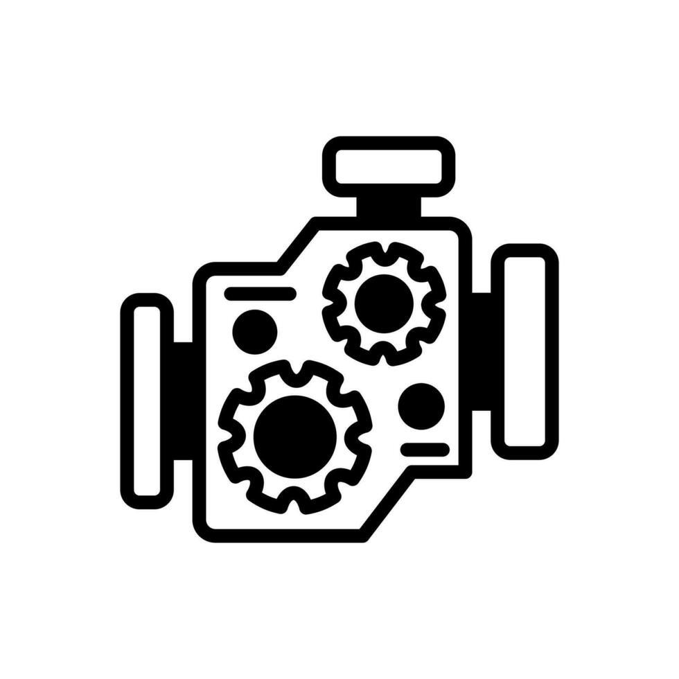 Engine icon in vector. Illustration vector