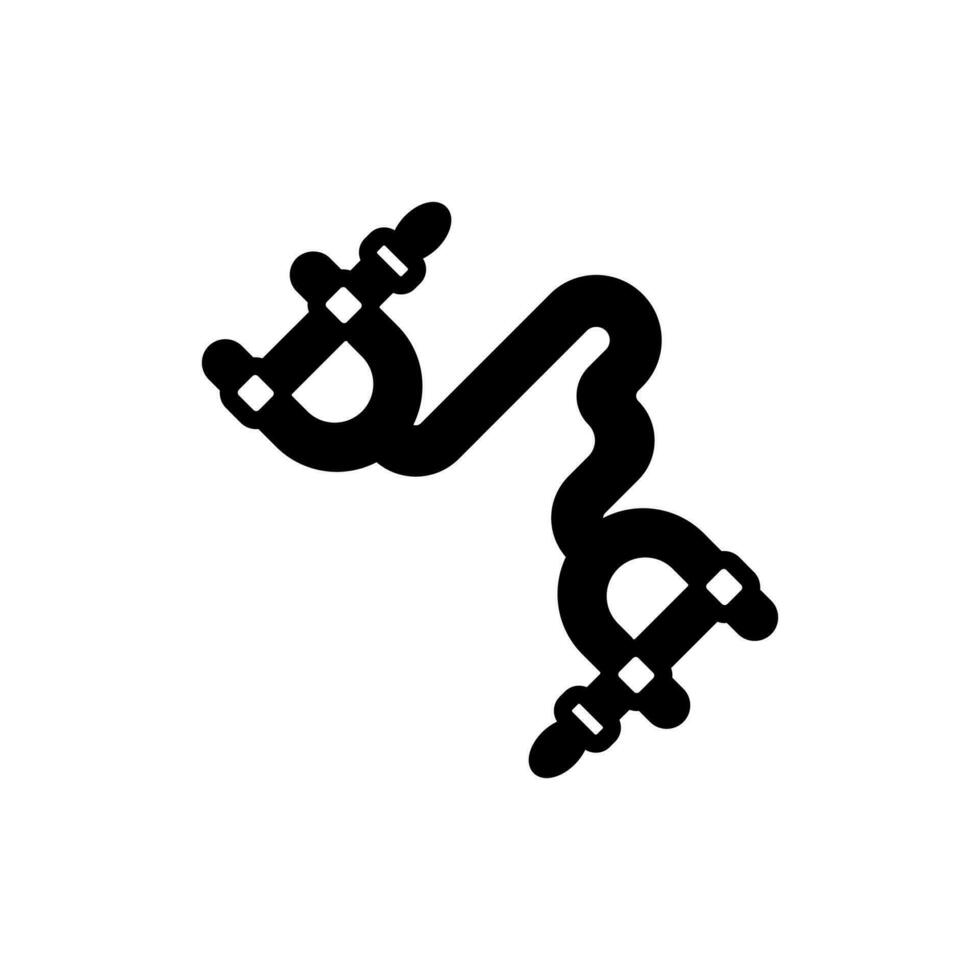 Tow Rope icon in vector. Illustration vector