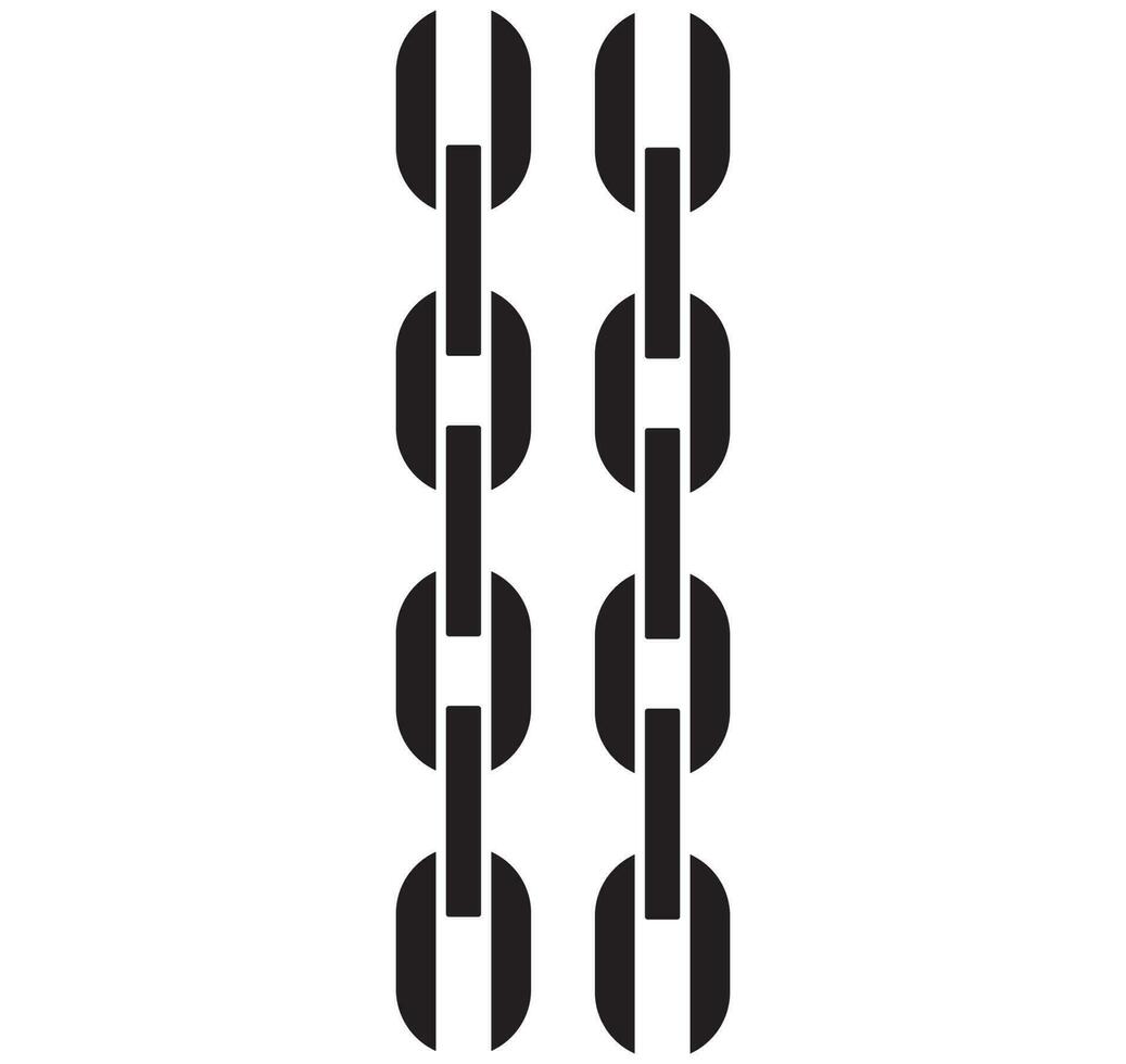 Chains icon set. Set of chain icon. vector