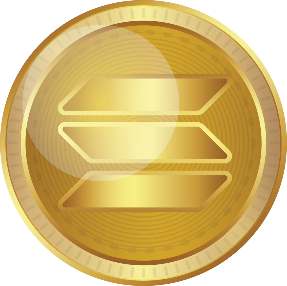 Solana SOL coin png