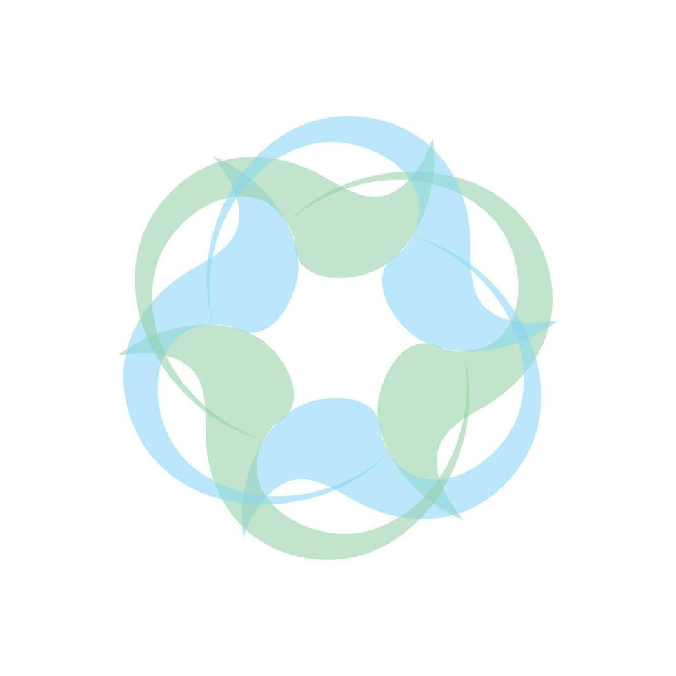 Vortex logo symbol icon illustration vector