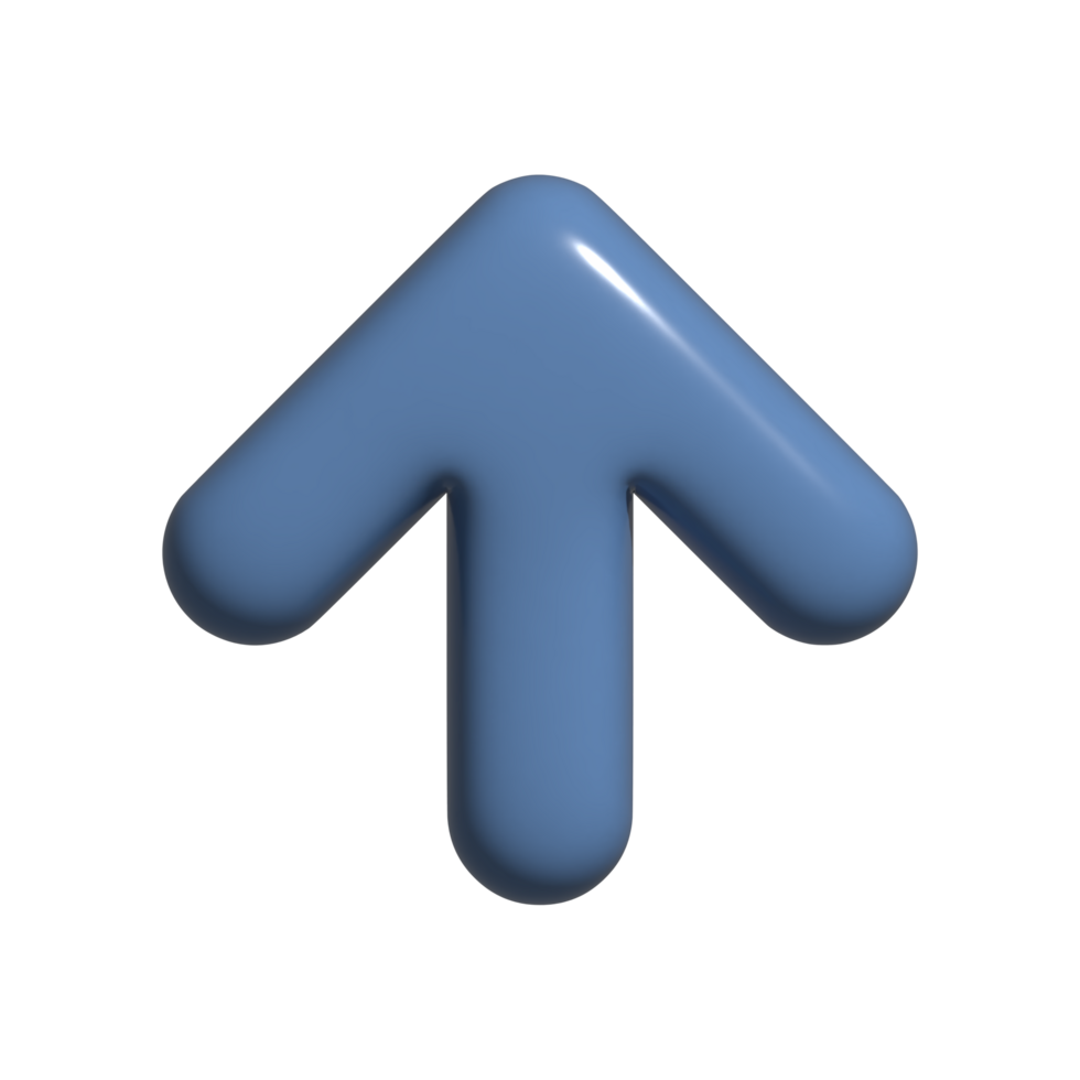 freccia icona 3d png