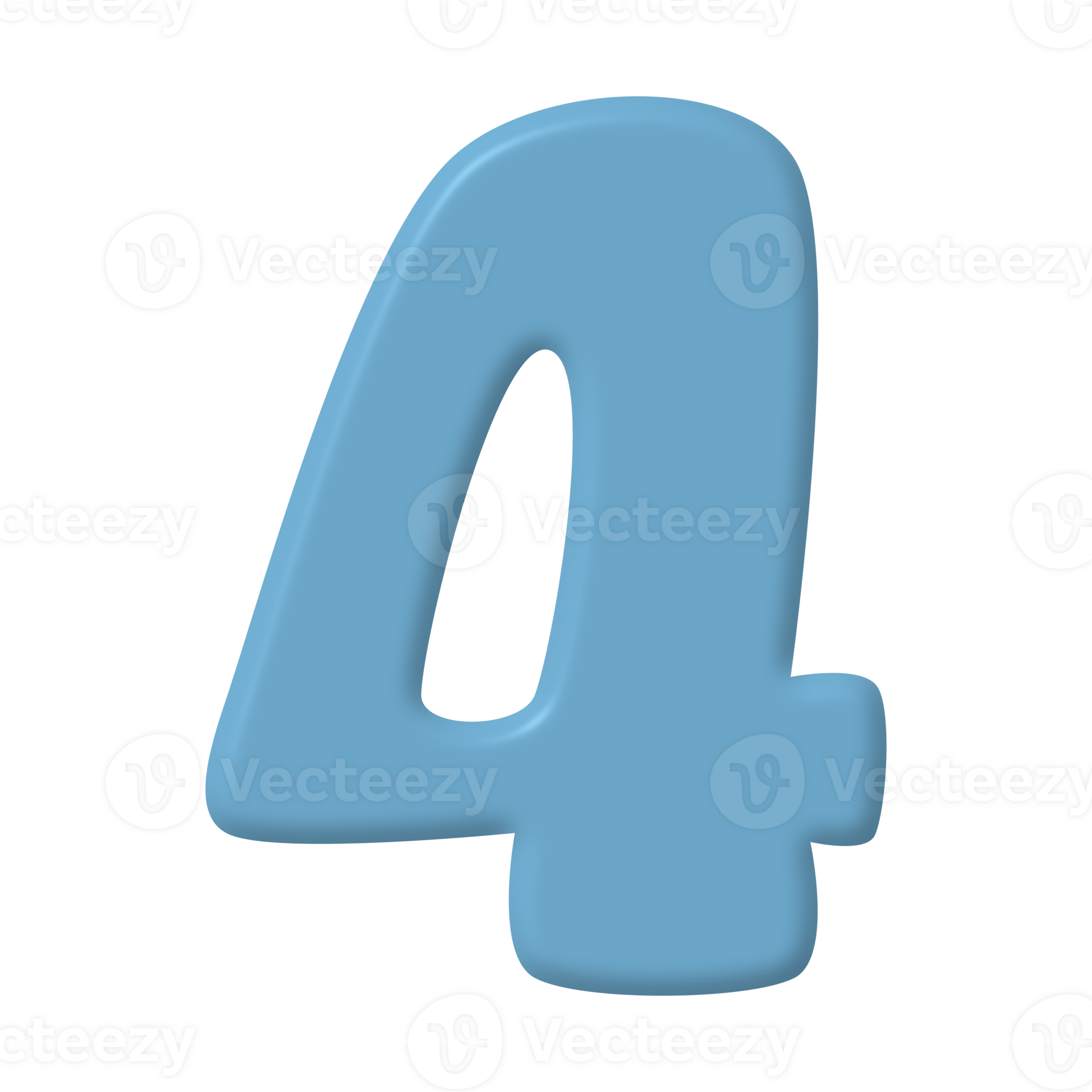 4 3D Numbers Element 24240365 PNG 4-3d-numbers-element-24240365-png